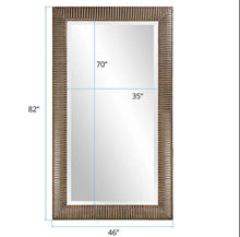 Load image into Gallery viewer, Variegated Antique Copper Wood Mirror