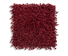 Load image into Gallery viewer, Shaggy Pom Pom & Ribbon Pillow- Red