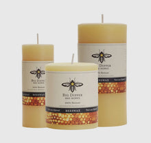 Load image into Gallery viewer, Pure Beeswax Pillar Collection