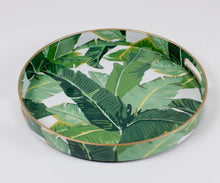 Load image into Gallery viewer, Banana Leaf Round Tray