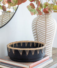 Load image into Gallery viewer, Terracotta Wood Woven Bowl