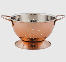 Load image into Gallery viewer, Rose Gold Stainless Steel Colander Collection