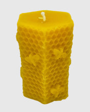 Load image into Gallery viewer, Hexagon Beehive Pillar Candle