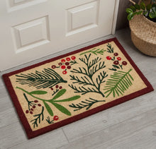 Load image into Gallery viewer, Bough & Berry Christmas Doormat