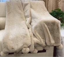 Load image into Gallery viewer, Faux Fur Throw Blanket