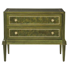 Load image into Gallery viewer, Two-Drawer Green Burl Oak Side Chest