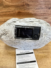 Load image into Gallery viewer, Solar Lighted American Flag Faux Rock Collection