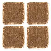 Load image into Gallery viewer, Ochre Double Stitch Coaster Set