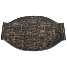 Load image into Gallery viewer, Hand-Scraped Black Acacia Wood Serving Tray