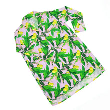 Load image into Gallery viewer, Lavender Lemon Tunic Sleep Shirt/Pajama Set