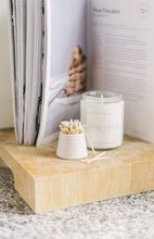 Load image into Gallery viewer, Black and White Match Holder with Striker Pad