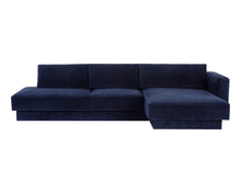 Load image into Gallery viewer, Contemporary Two-Piece Sectional-Navy