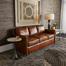 Load image into Gallery viewer, Full Grain Leather Sofa-Cognac