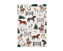 Load image into Gallery viewer, Equestrian Horse Kitchen Dish Towel