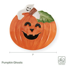Load image into Gallery viewer, Pumpkin/Ghost Halloween Canape Plate