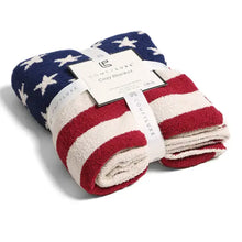 Load image into Gallery viewer, American Flag Soft Throw Blanket