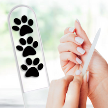 Load image into Gallery viewer, Paw Print Crystal Nail File