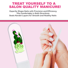 Load image into Gallery viewer, Beavertail Cactus Crystal Nail File