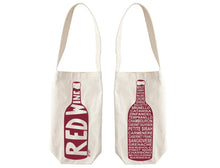 Load image into Gallery viewer, Red Wine Single Tote Bag Collection