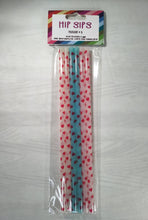 Load image into Gallery viewer, Color Changing Red Hearts Straw