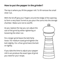 Load image into Gallery viewer, Acrylic Pepper Mill, Green Stripes 2-PC