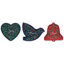 Load image into Gallery viewer, Peace, Cheer & Joy Christmas Dish Set