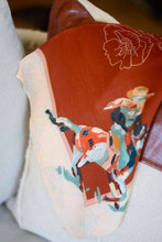 Load image into Gallery viewer, Poppy Western Silk Scarf
