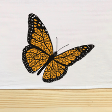 Load image into Gallery viewer, Monarch Butterfly Tea Towel
