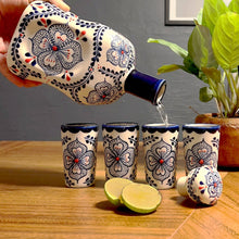Load image into Gallery viewer, Hand-Painted Talavera Tequila Shot Glass