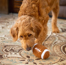 Load image into Gallery viewer, Plush Football Dog Toy