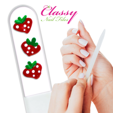 Load image into Gallery viewer, Strawberry Summer Crystal Nail File