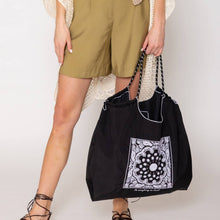 Load image into Gallery viewer, Paisley Rope Strap Shoulder Bag