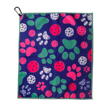 Load image into Gallery viewer, Pickleball Microfiber/Cotton Athletic Towel