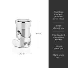 Load image into Gallery viewer, Stainless Steel Heavyweight Champagne Stopper