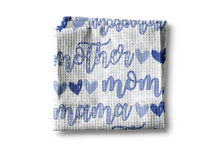 Load image into Gallery viewer, “Mom” Chinoiserie Kitchen Dish Towel