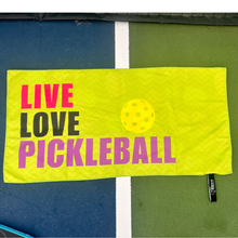 Load image into Gallery viewer, Live Love Pickleball Microfiber Athletic Towel