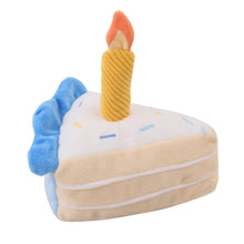 Load image into Gallery viewer, Blue Birthday Cake Dog Toy