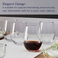 Load image into Gallery viewer, Stemless Wine Glass S/4