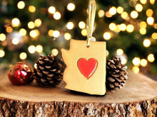 Load image into Gallery viewer, Arizona State w/ Red Heart Ornament