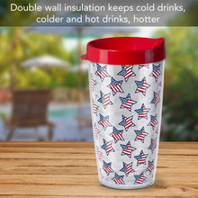 Load image into Gallery viewer, Star Flags Insulated Travel Tumbler