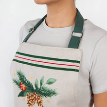 Load image into Gallery viewer, Deck The Halls Christmas Apron