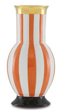 Load image into Gallery viewer, De Luca Coral Stripe Vase