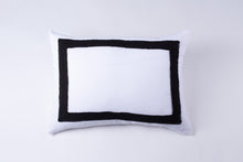 Load image into Gallery viewer, Brady Ivory & Black Linen Bedding Collection