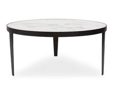 Load image into Gallery viewer, Hand Painted Glass & Metal Coffee/End Table