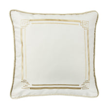 Load image into Gallery viewer, Golden chevron euro pillow