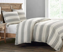 Load image into Gallery viewer, Prescott Stripe King Comforter