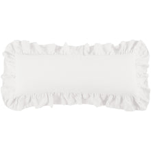 Load image into Gallery viewer, Linen Ruffled Lumbar Pillow Collection