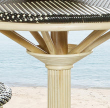 Load image into Gallery viewer, Black French Weave Bistro Table