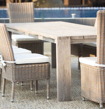 Load image into Gallery viewer, Teak Outdoor Dining Table 108"