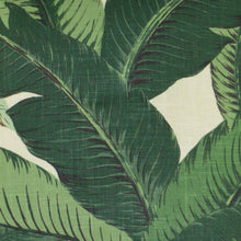 Load image into Gallery viewer, Tropical Green Leaf Throw Pillow 24"